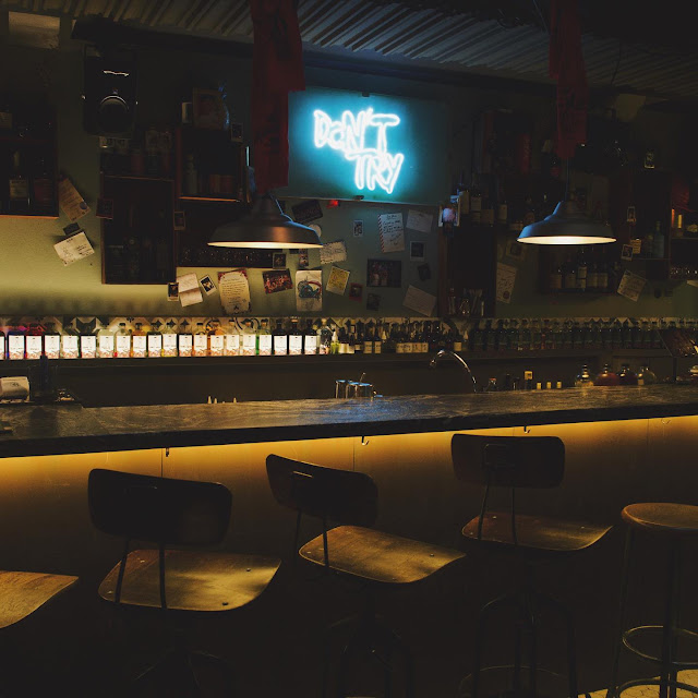 Cocktail bar interior at Sago House Singapore on Duxton Hill