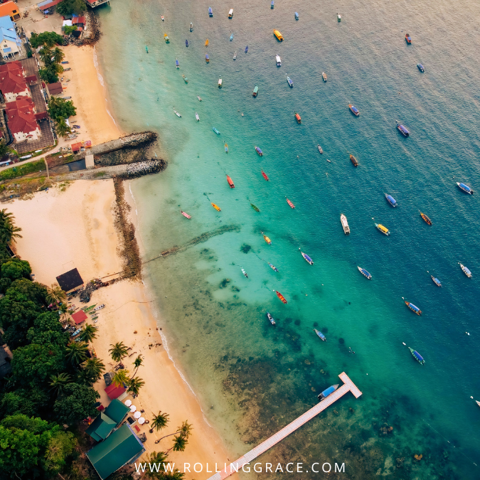 Pulau Perhentian Terengganu clear turquoise water and coral reef