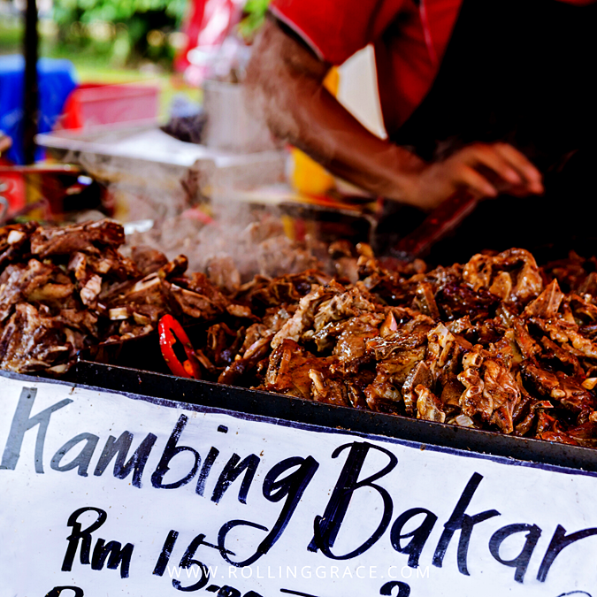Bazar Ramadan Kuala Lumpur with evening crowd and food stalls before iftar