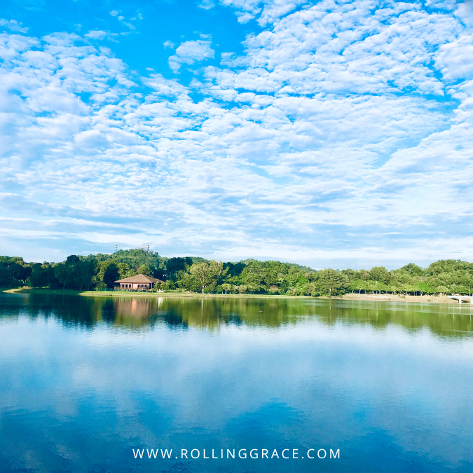 Putrajaya Wetlands Park freshwater wetland lake surrounded by greenery