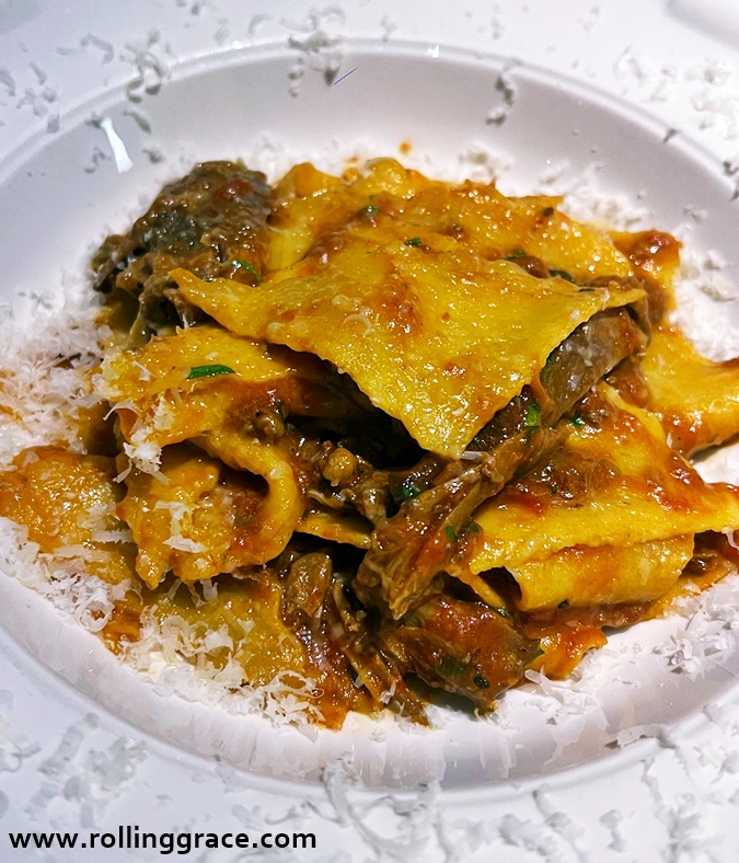 Pasta dish at Osteria Mozza Singapore located in Hilton Singapore Orchard