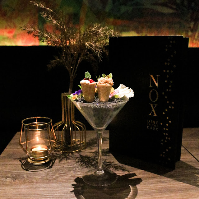 NOX dine in the dark restaurant entrance Singapore
