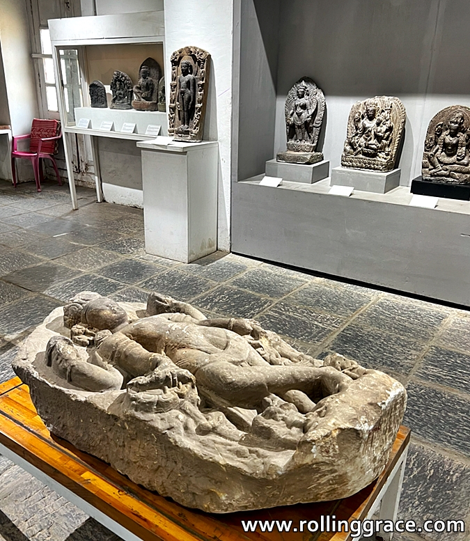 Exploring the 7 Best Museums in Kathmandu, Nepal 3 Ancient stone sculpture on display at the National Museum of Nepal in Kathmandu