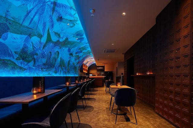 NOX dine in the dark restaurant interior Singapore