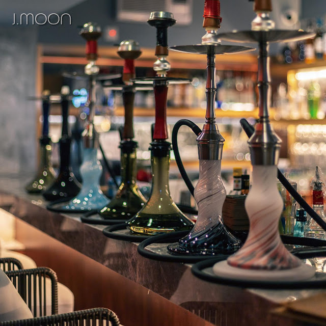 J.Moon Lounge terrace shisha bar in Mong Kok, Hong Kong