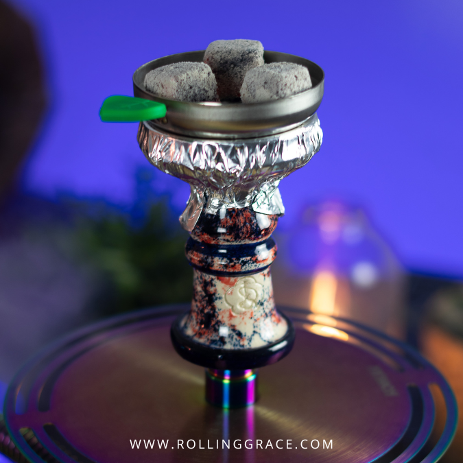 Shisha setup at Makan Arabic Restaurant in Shanghai China