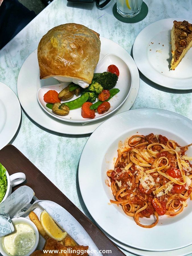 Food spread at DÔME Café Suria KLCC Kuala Lumpur