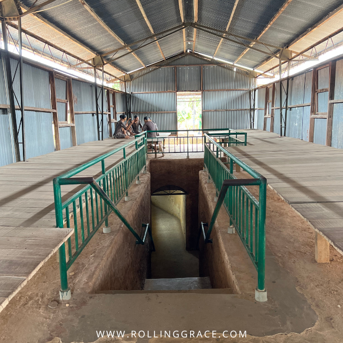 Phu Quoc Prison museum interior barracks Vietnam