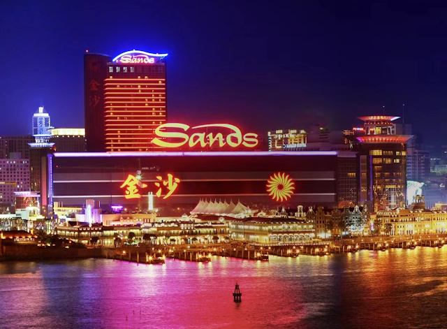 Sands Macao casino building near the Outer Harbour Ferry Terminal Macau