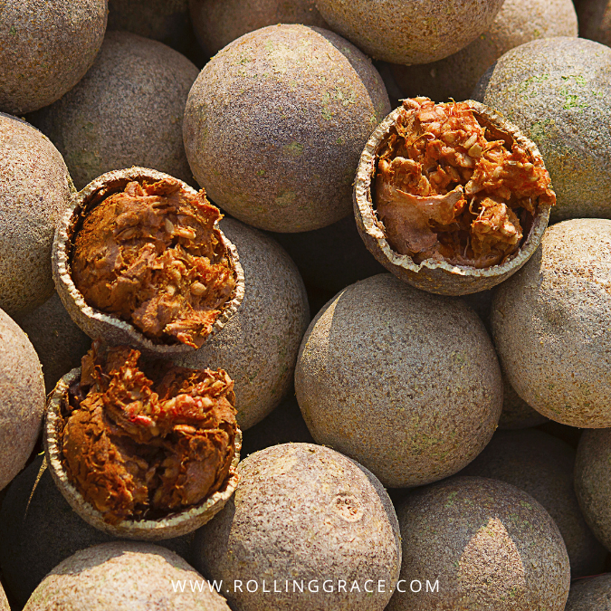 Sira belinggai made from wood apple mixed with coconut milk in Perlis