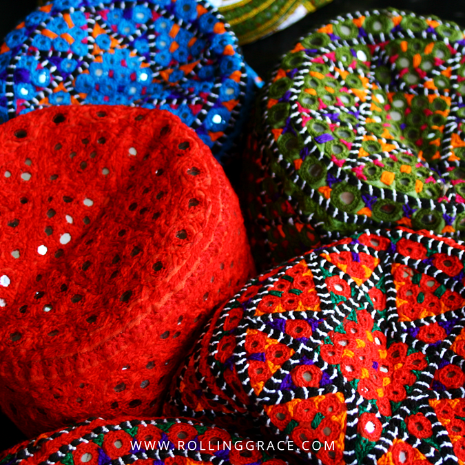 Colourful local produce and handicrafts at Tamu Limbang market in Sarawak