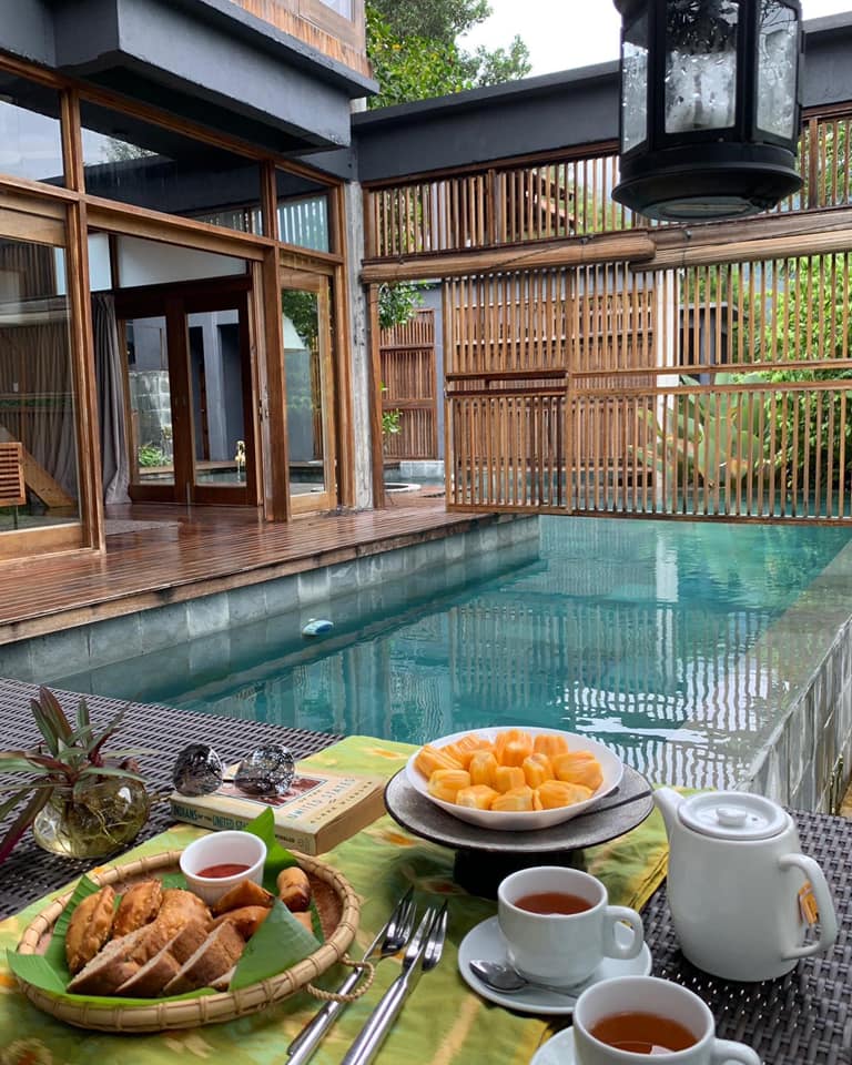 Private pool suite at The Shorea Retreats surrounded by forest in Seremban