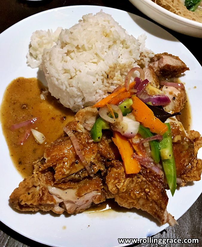 Mixed Asian and Western dishes at Lana Tea House in Teluk Intan, featured in Rolling Grace best food in Teluk Intan guide