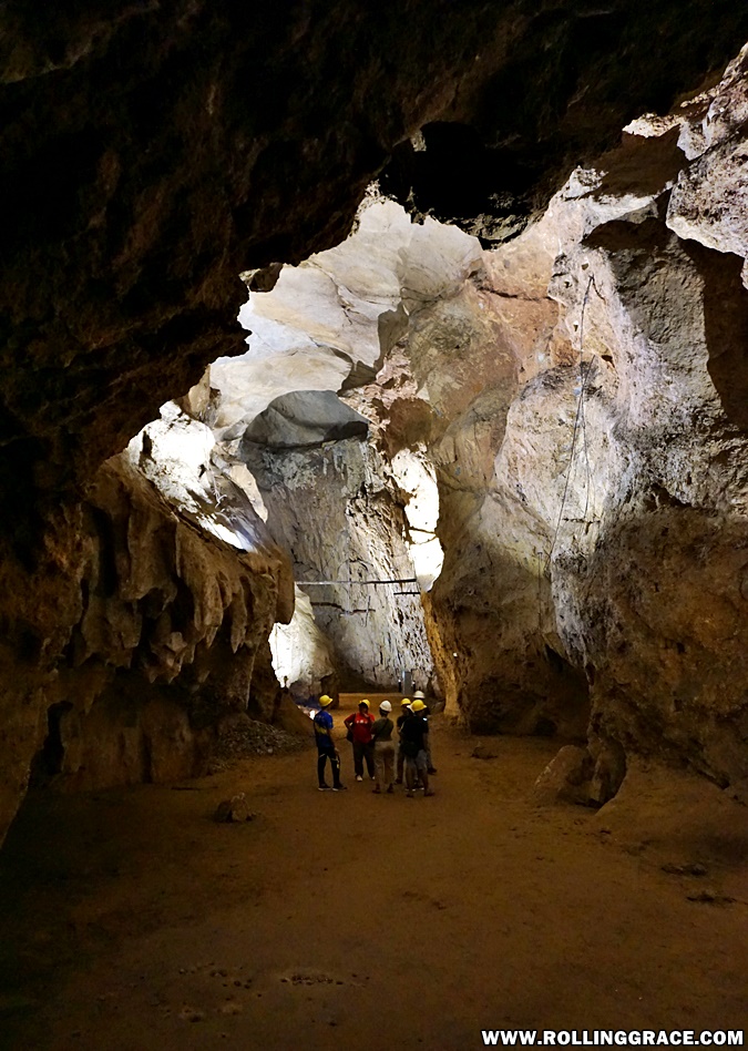 Main chamber inside Gua Kelam cave in Perlis