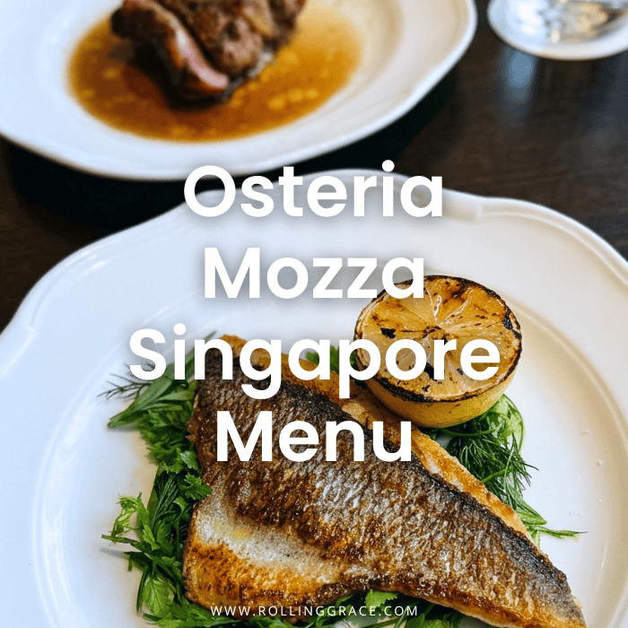 Osteria Mozza Singapore Review: Divine 4-Course Tasting Menu