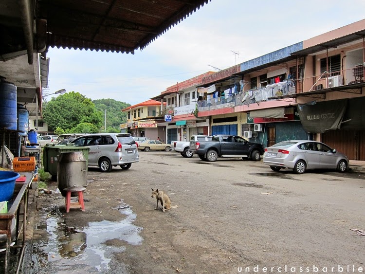 Tamparuli town in Sabah, Malaysia, a key stop for authentic Tuaran Mee