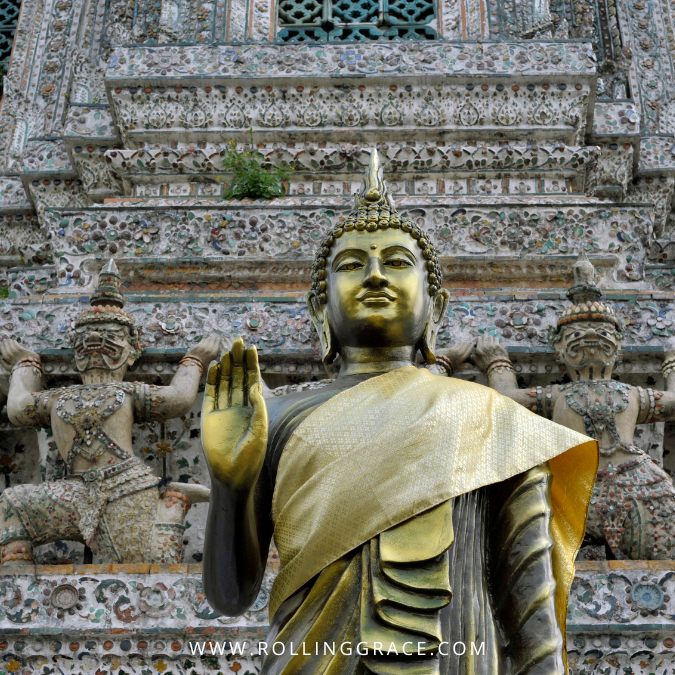 Wat Arun Temple Bangkok: 10 Things to Know Before Visiting 9 Guardian statues at Wat Arun temple entrance