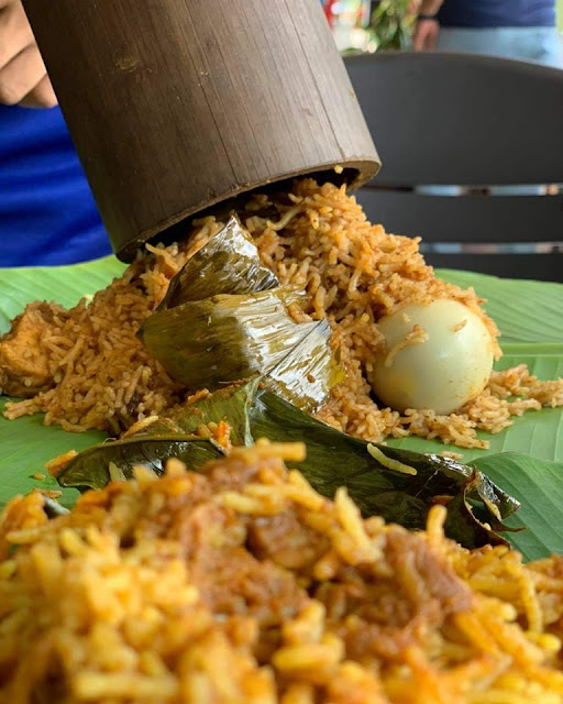 Bamboo Biryani Taste & See Klang banana leaf biryani