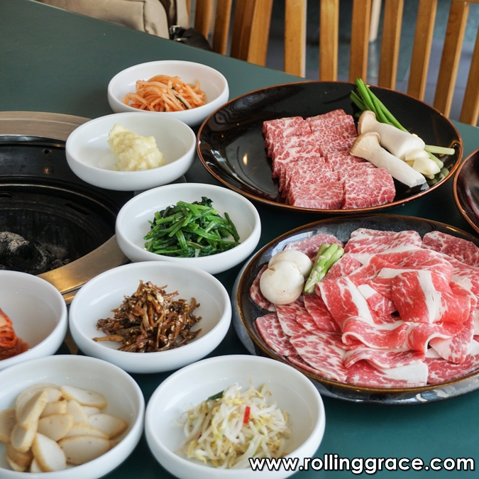 Kung Jung Korean Restaurant Kuala Lumpur pork-free Korean barbecue set