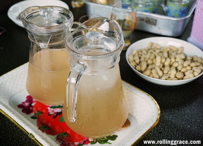 Fresh air nira nipah drink from Merbok Kedah