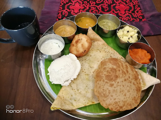 Mithra Indian Kitchen Klang South Indian meal set