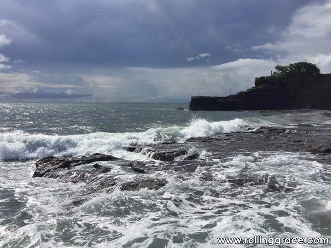 Quiet coastline in Bali during Nyepi Day when the island falls silent