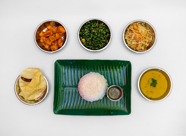 Restaurant Nandi Klang South Indian vegetarian thali