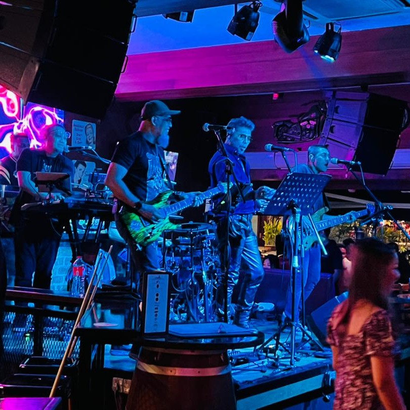 Rock Bottom Bangsar live band performance inside Jalan Telawi pub
