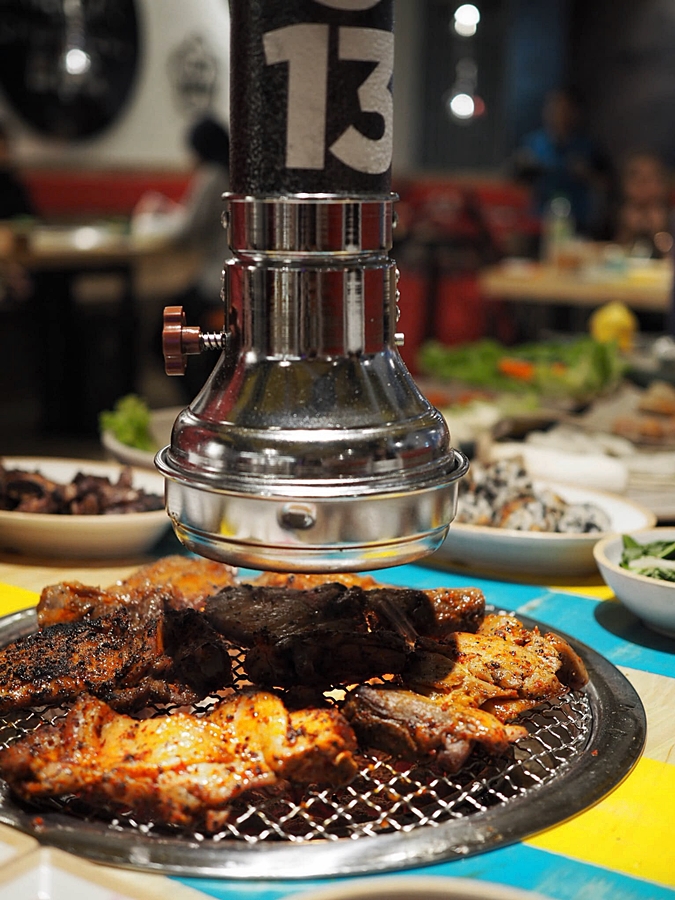 SeoulNami Korean BBQ Kuala Lumpur pork-free grilled meat platter