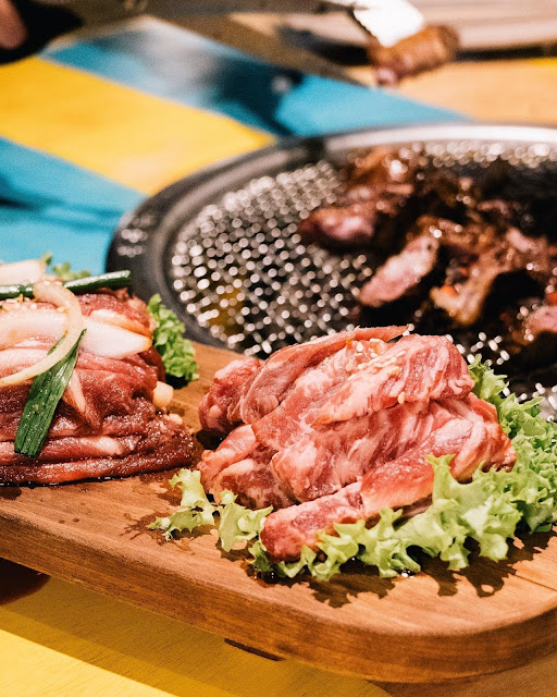 Halal Korean barbecue spread at SeoulNami in The Gardens Mall Kuala Lumpur