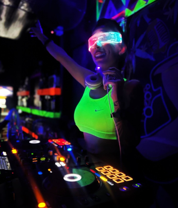 Amigos Bar El Nido DJ booth and nightlife scene