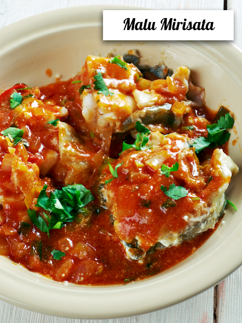 Malu mirisata spicy fish curry in a bowl, traditional Sri Lankan dish