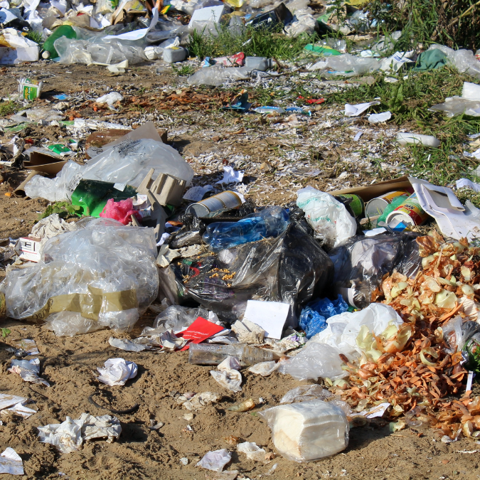 How to Be an Ethical Traveller: 5 Ways to Make a Difference 9 Pile of plastic waste and litter at a travel destination, irresponsible tourism pollution