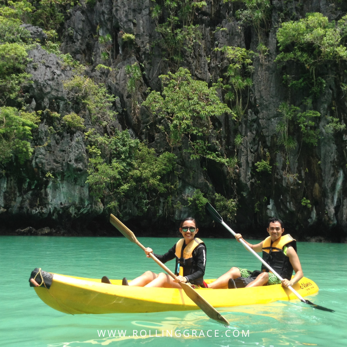 Where to Kayak in Malaysia: 10 Best Spots for Every Level 3 Two kayakers paddling in yellow kayaks through clear green waters at Tanjung Rhu Geoforest Park, Langkawi