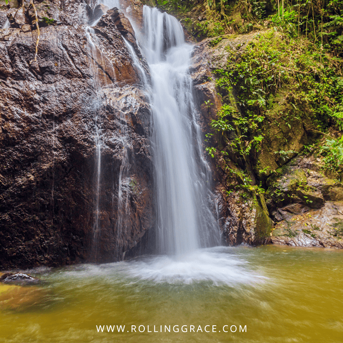 10 Fascinating Things to Do in Fraser's Hill, Pahang 7 Jeriau Waterfall cascading into a pool surrounded by rainforest at Fraser's Hill Pahang