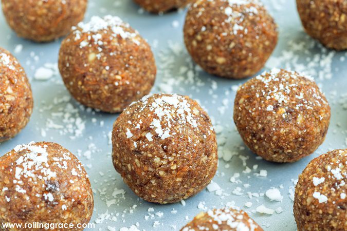 Rows of no-bake energy balls made with oats and chia seeds dusted with coconut on a blue surface Thick blueberry smoothie bowl topped with sliced banana, berries, and chia seeds is one of the Ways to Eat Chia Seeds