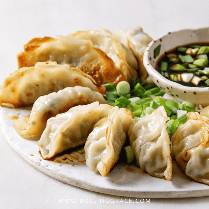 20 Best Dumplings in the World You Need to Try at Least Once 13 Pan-fried Japanese gyoza dumplings with crispy golden base served with soy and chilli dipping sauce.
