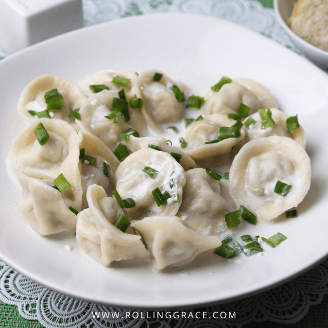 20 Best Dumplings in the World You Need to Try at Least Once 12 Siberian pelmeni dumplings served with sour cream, melted butter and green onions.