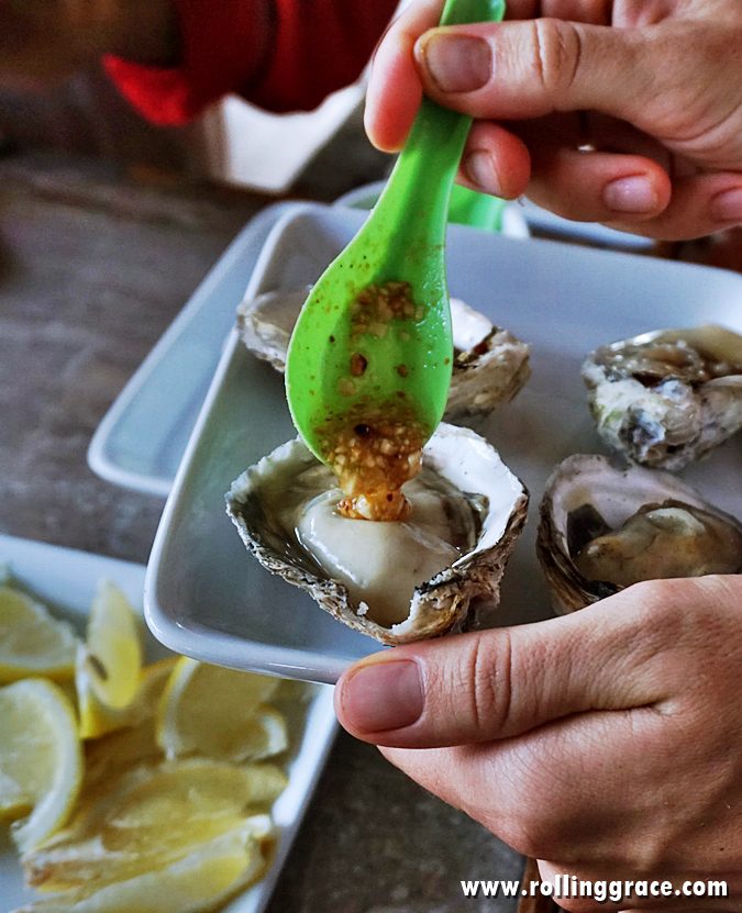 Delicious River Oysters at Bakau Hijau Sungai Merbok (2026) 8 Fresh river oyster served with house chilli sugar sauce at Bakau Hijau Sungai Merbok Kedah