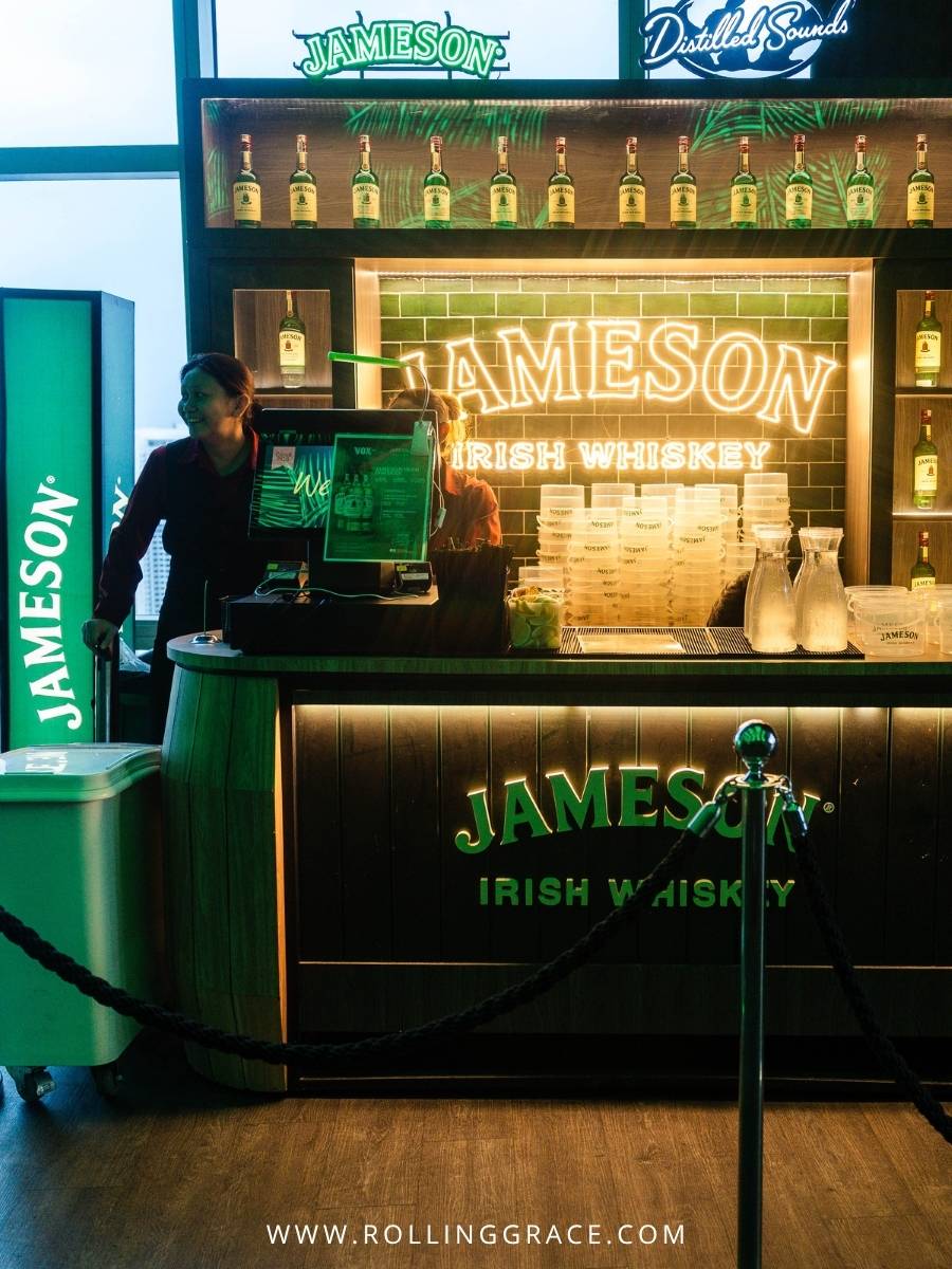 Jameson bar serving Ginger and Lime cocktails at Jameson Distilled Sounds Malaysia 2026