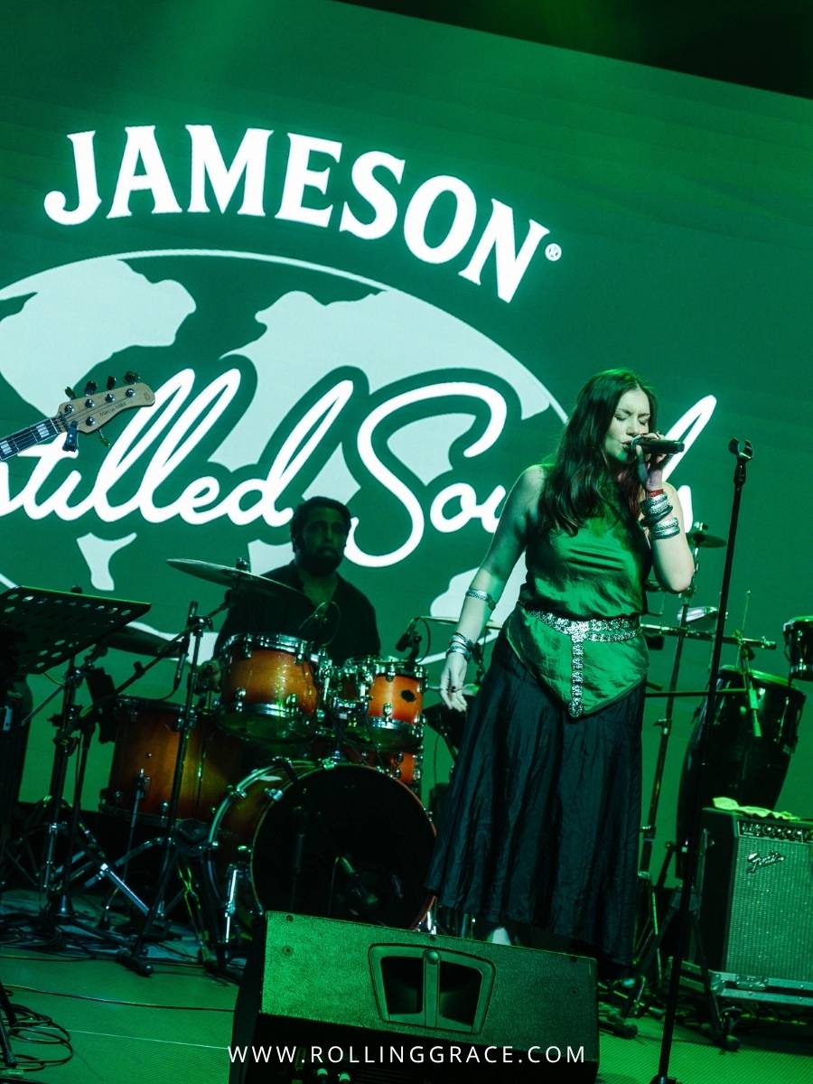 Laura Munan performing with her band at Jameson Distilled Sounds Malaysia 2026 in KL