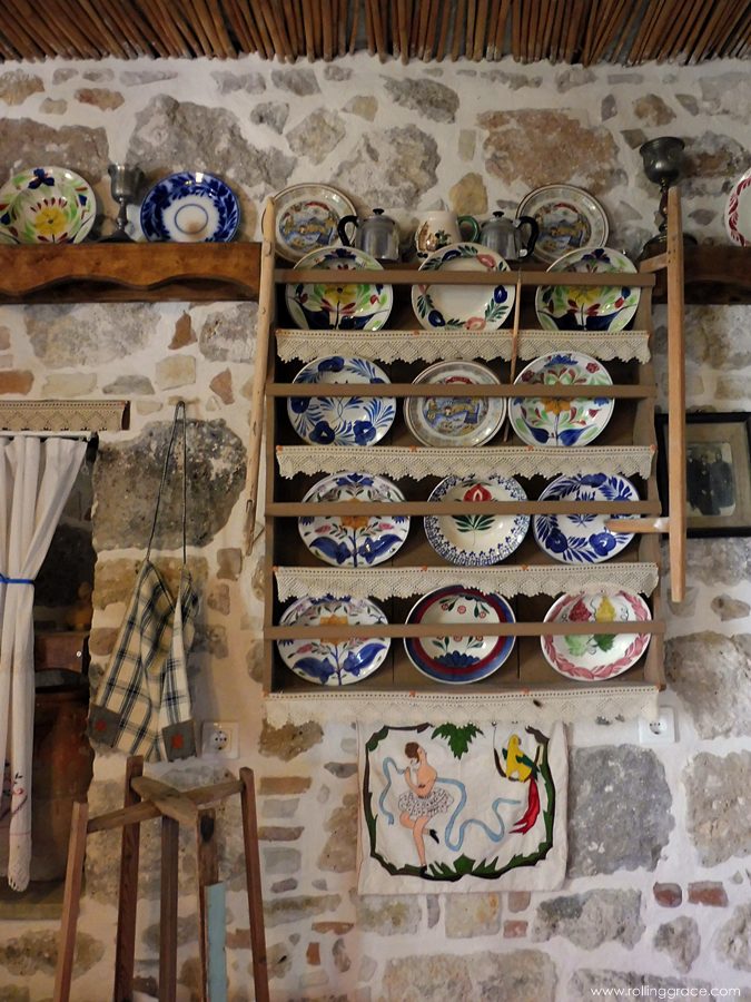 Exploring Kos Greece: 10 Most Stunning Things to Do 16 Traditional artifacts and ceramics displayed inside a restored house in Antimachia village at Kos Island Greece