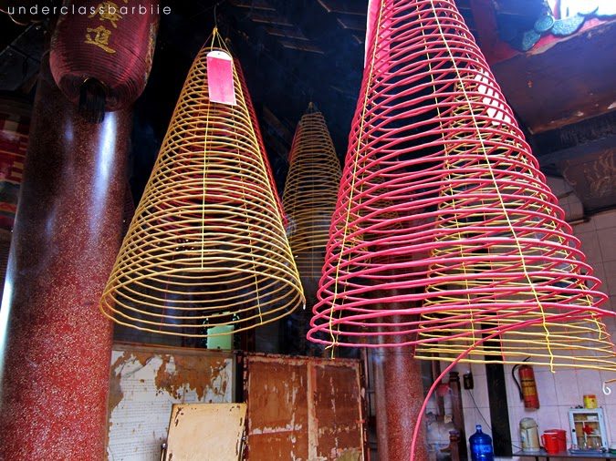 9 Best Vũng Tàu Attractions You Can't Miss in Vietnam 7 Hanging incense coils inside the Vung Tau Hakka Thien Hau Temple in Vũng Tàu Vietnam