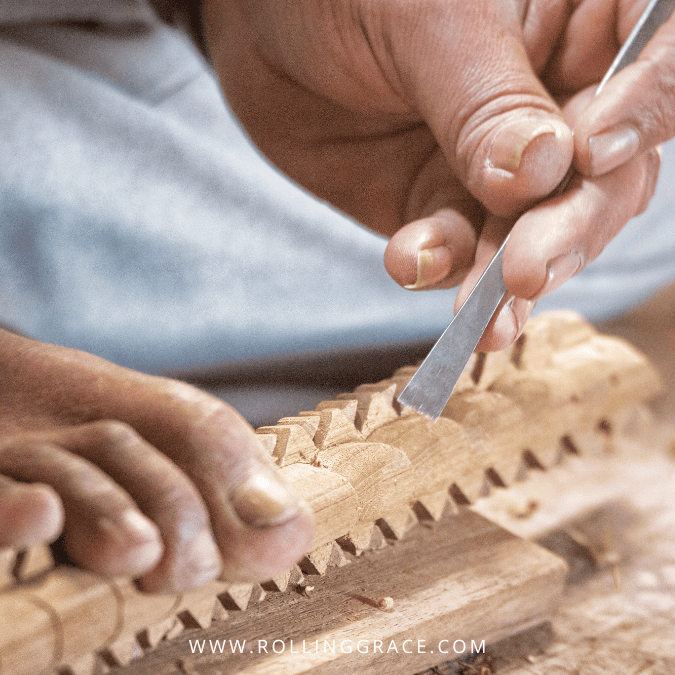 11 Best Things to Do in Champasak and Must-see Attractions 13 Ban Nong Bueng Village woodcarver working on a traditional piece by hand in Champasak Province Laos