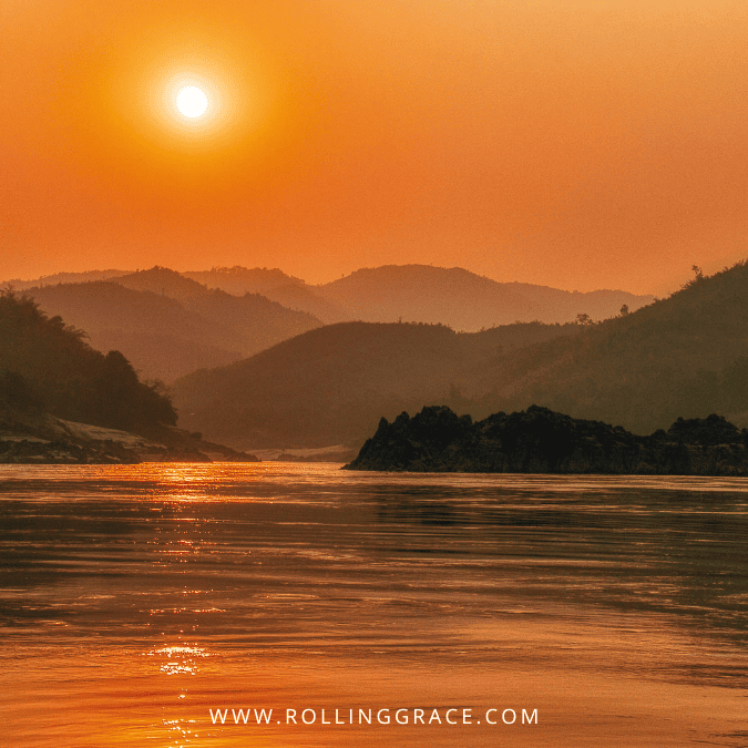 11 Best Things to Do in Champasak and Must-see Attractions 12 Phou Xieng Thong National Protected Area sunset over the Mekong River in Champasak Province Laos